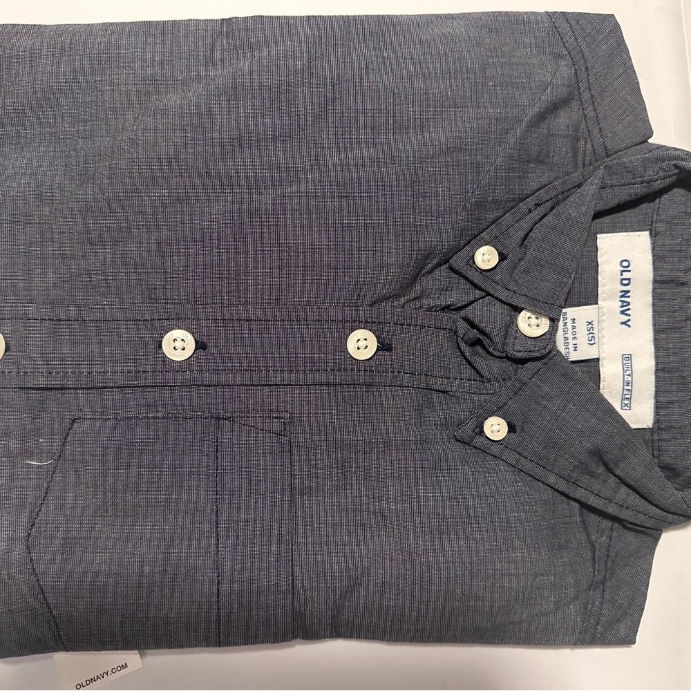 Old Navy Men's Casual Gray Button Down Shirt